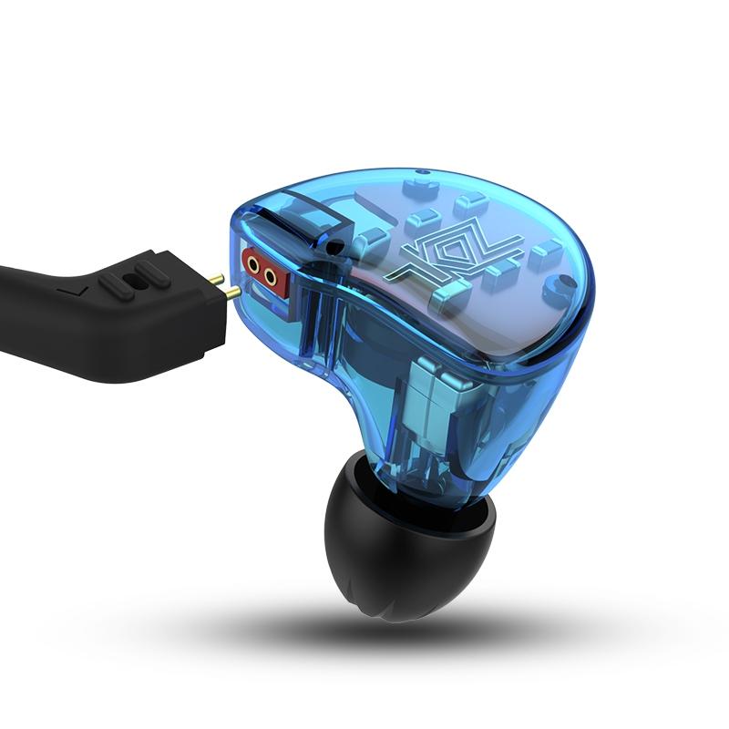 KZ ZS10 HiFi Hybrid Earphone Wired Earbuds showcasing a sleek design with a braided cable and comfortable eartips.